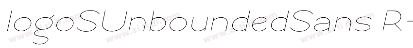 logoSUnboundedSans R字体转换